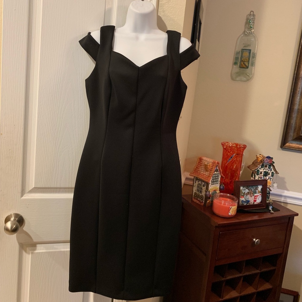 Cold Shoulder Evening Dress